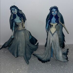 2x The Corpse Bride Collectible Figurines